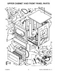 Diagram for 04 - Upper Cabinet And Front Panel Parts