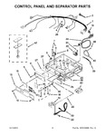 Diagram for 03 - Control Panel And Separator Parts