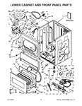 Diagram for 02 - Lower Cabinet And Front Panel Parts