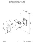 Diagram for 10 - Dispenser Front Parts