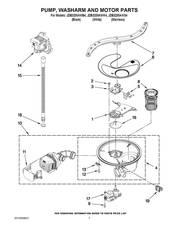 Diagram for JDB3200AWB4