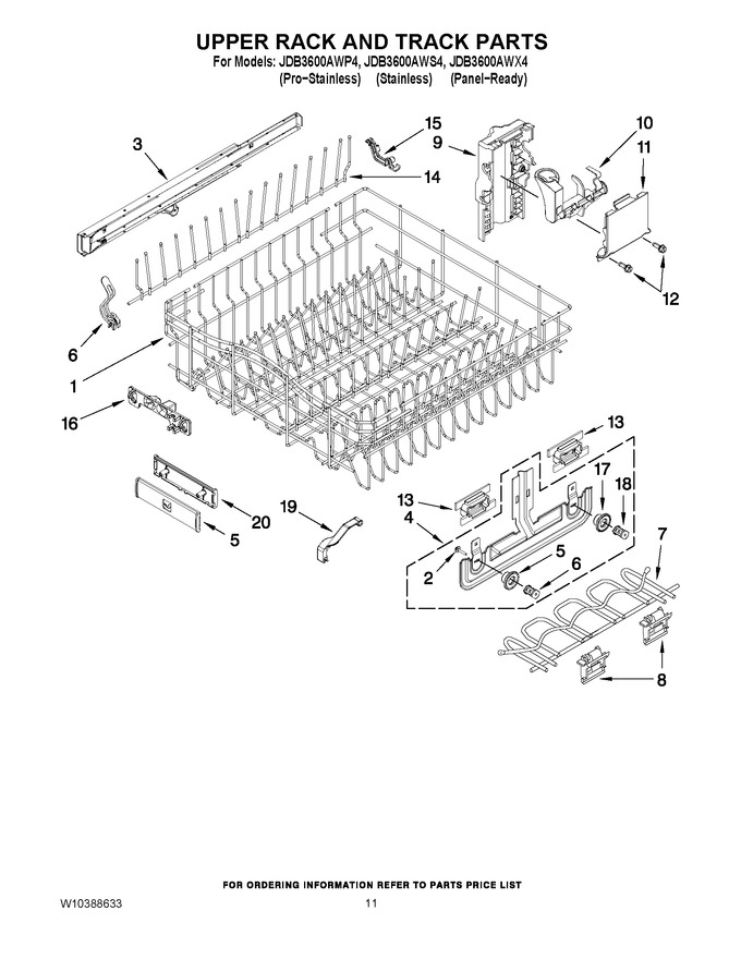 Diagram for JDB3600AWX4
