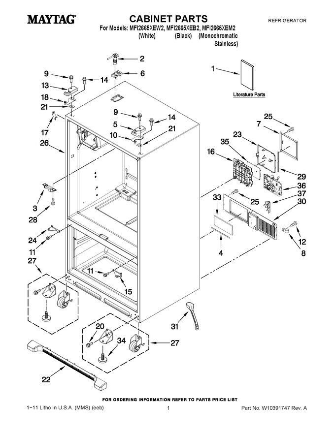 Diagram for MFI2665XEW2