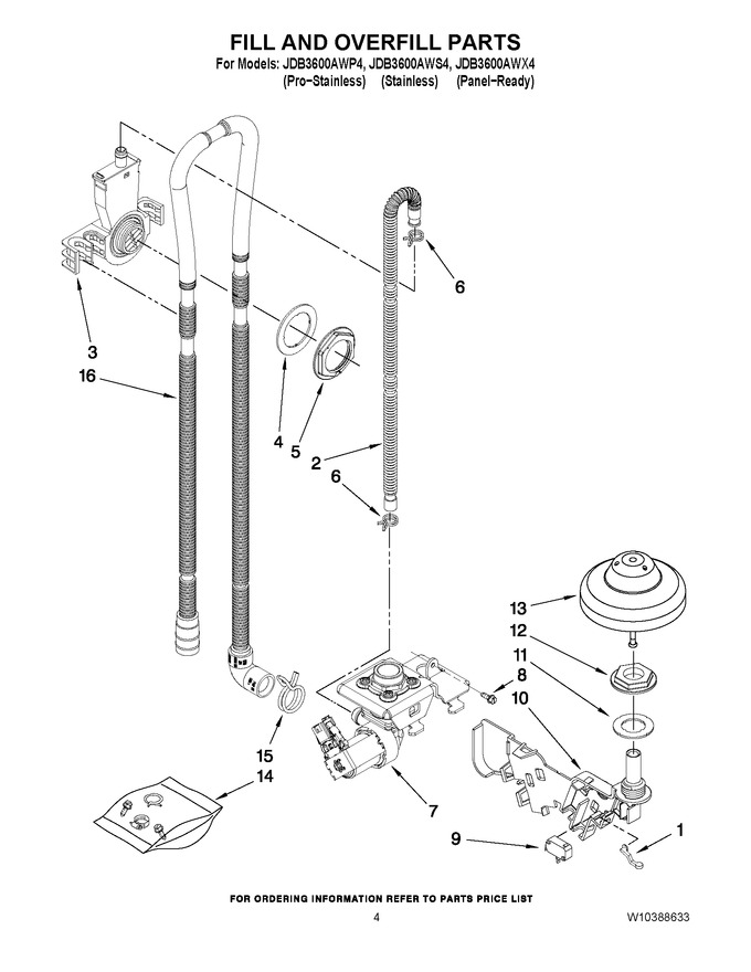 Diagram for JDB3600AWX4