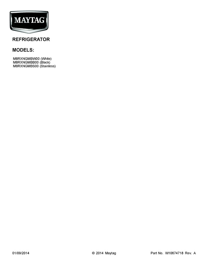 Diagram for M8RXNGMBW00