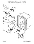 Diagram for 04 - Refrigerator Liner Parts