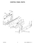 Diagram for 03 - Control Panel Parts