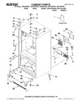 Diagram for 01 - Cabinet Parts