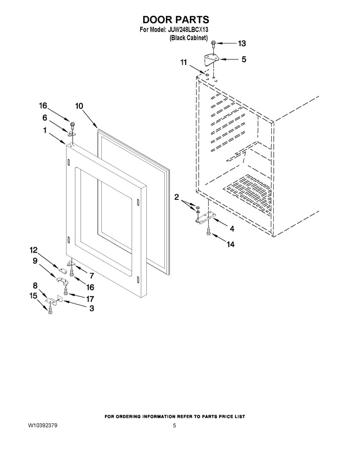 Diagram for JUW248LBCX13