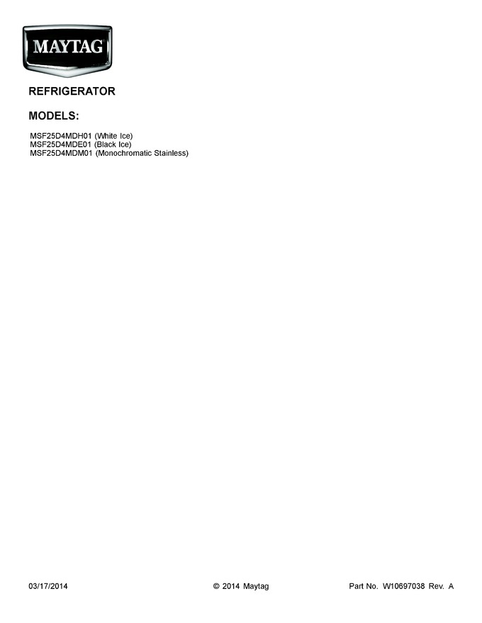 Diagram for MSF25D4MDH01
