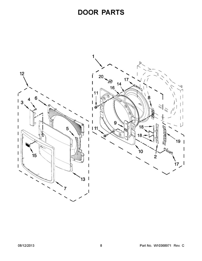 Diagram for YMED7000XR0
