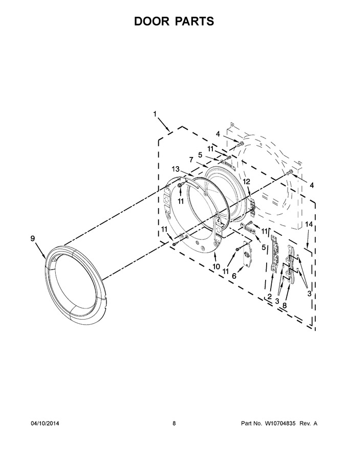 Diagram for YNED5800DW0