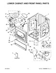 Diagram for 03 - Lower Cabinet And Front Panel Parts