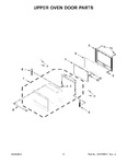 Diagram for 05 - Upper Oven Door Parts