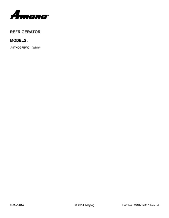 Diagram for A4TXCGFBW01