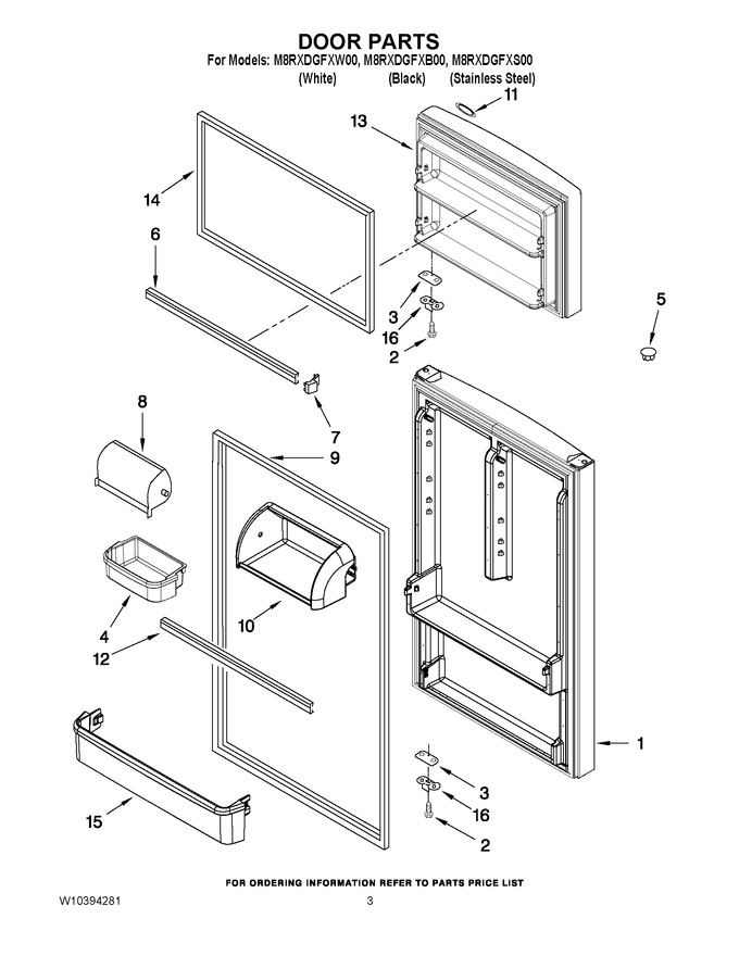 Diagram for M8RXDGFXW00
