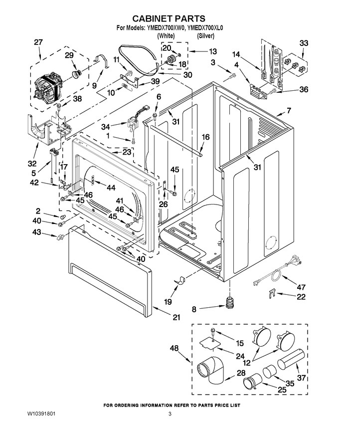 Diagram for YMEDX700XL0