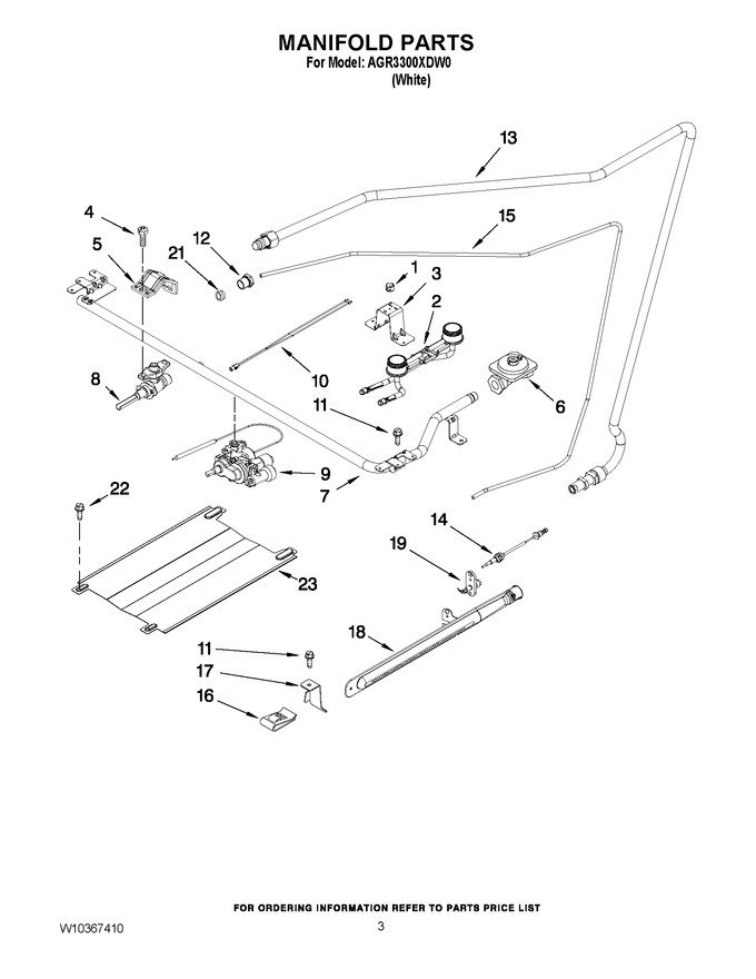 Diagram for AGR3300XDW0