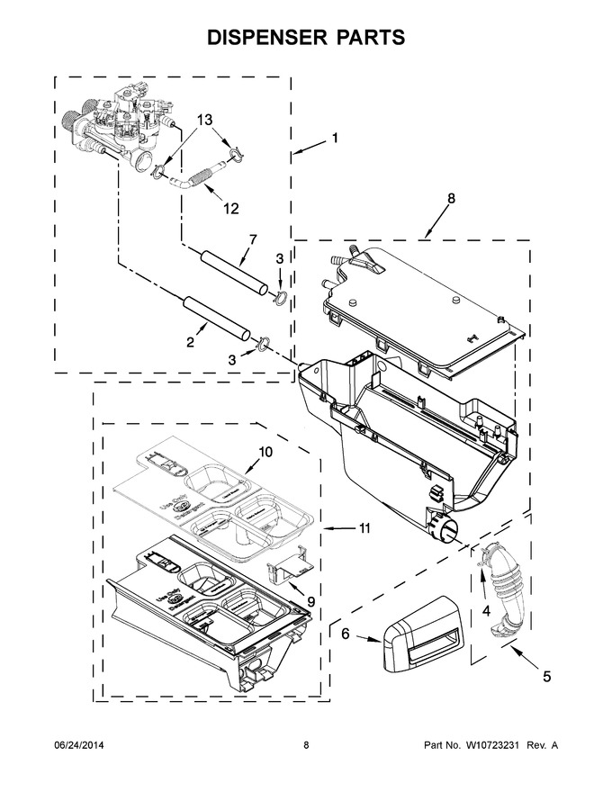 Diagram for MHW4300DW0