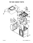 Diagram for 02 - Top And Cabinet Parts