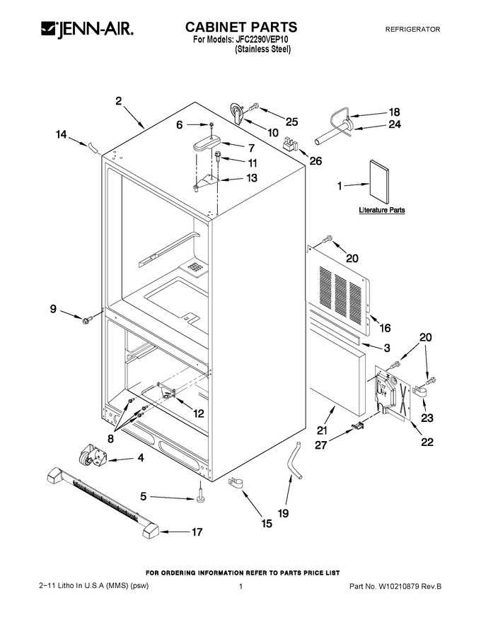 Diagram for JFC2290VEP10