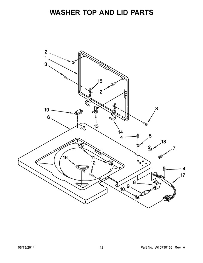 Diagram for YMET3800XW2