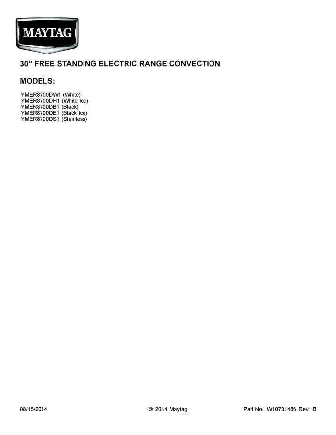 Diagram for YMER8700DB1