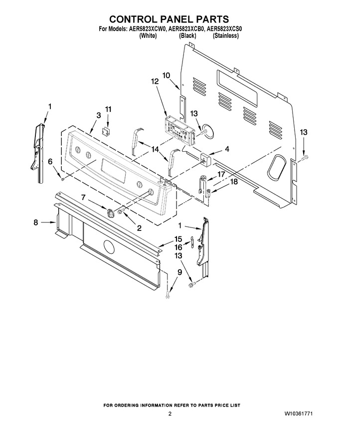 Diagram for AER5823XCW0