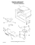 Diagram for 02 - Freezer Liner Parts