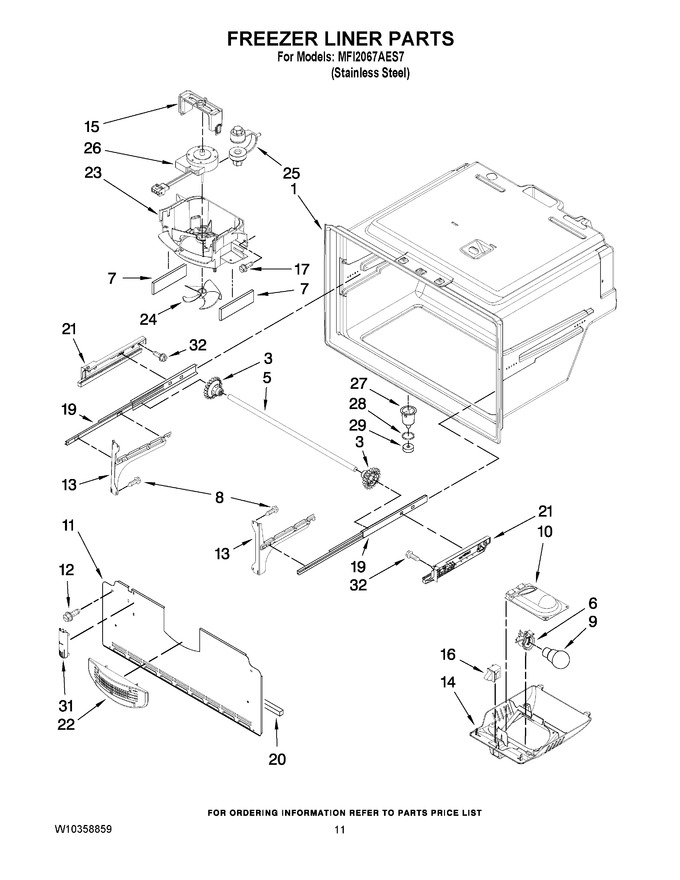 Diagram for MFI2067AES7