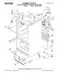 Diagram for 01 - Cabinet Parts
