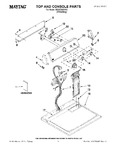 Diagram for 01 - Top And Console Parts