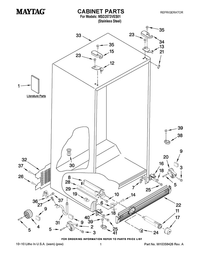 Diagram for MSD2573VES01