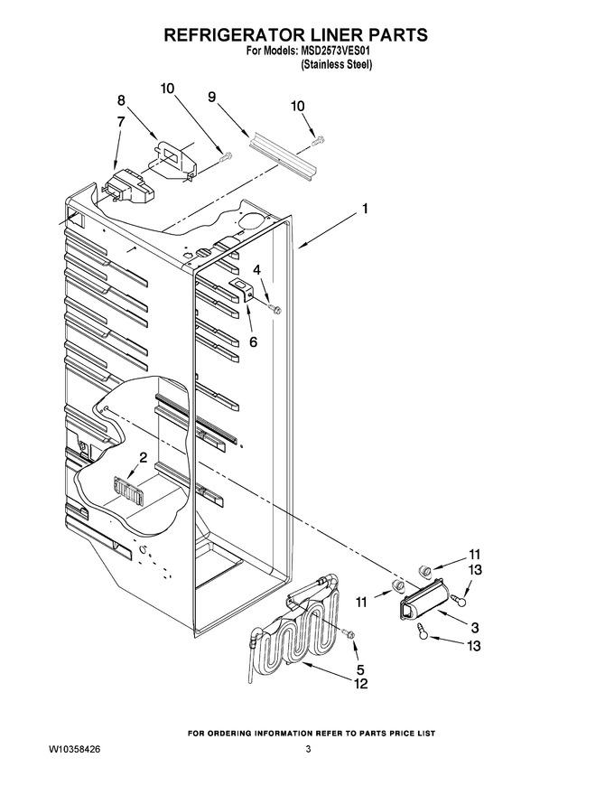 Diagram for MSD2573VES01
