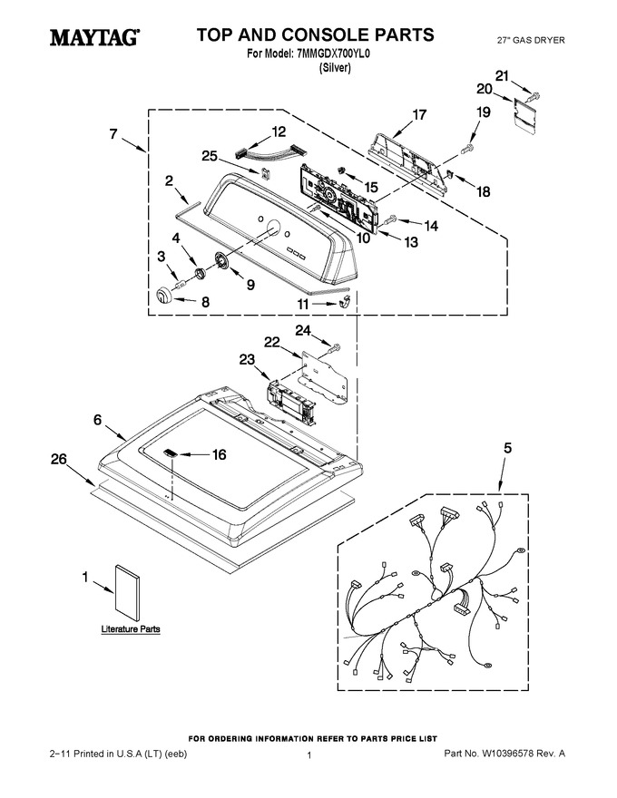 Diagram for 7MMGDX700YL0