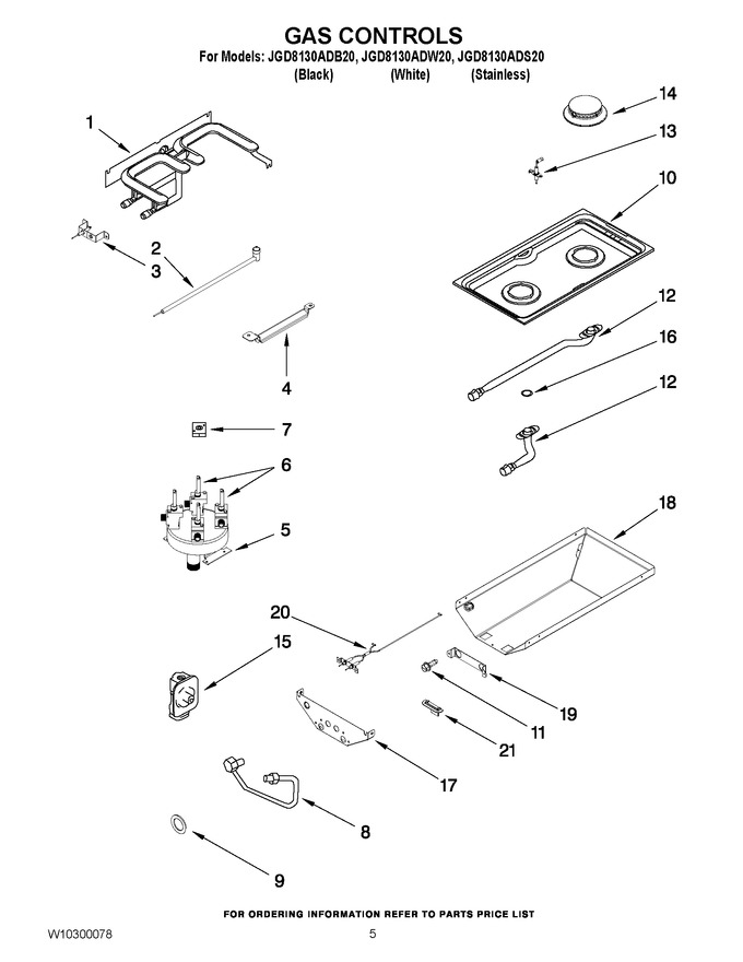 Diagram for JGD8130ADW20