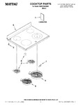 Diagram for 01 - Cooktop Parts