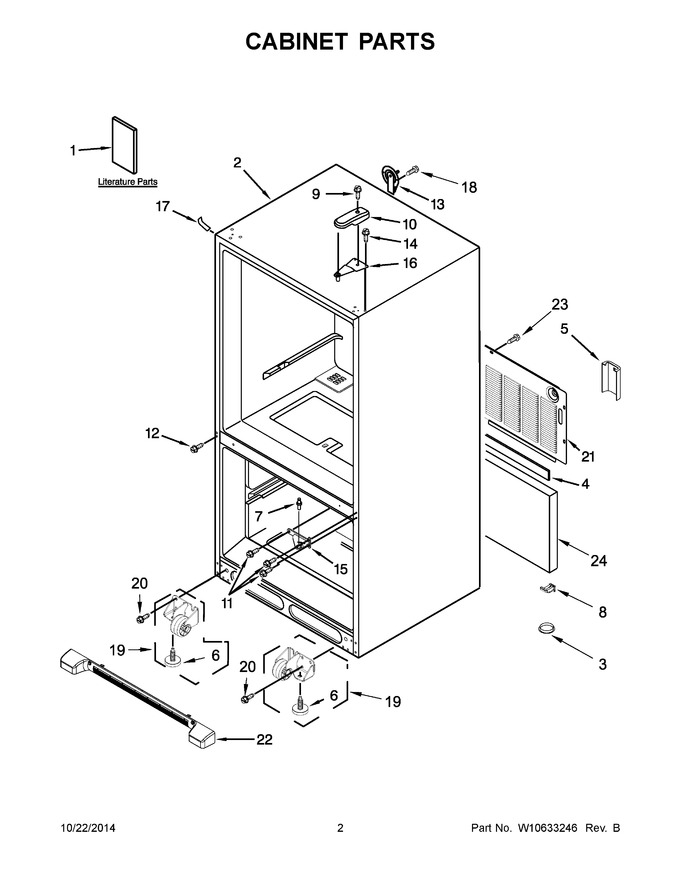 Diagram for MBR2258XES6