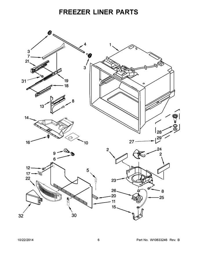 Diagram for MBF2258XEW6