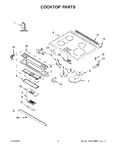 Diagram for 02 - Cooktop Parts