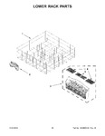Diagram for 11 - Lower Rack Parts