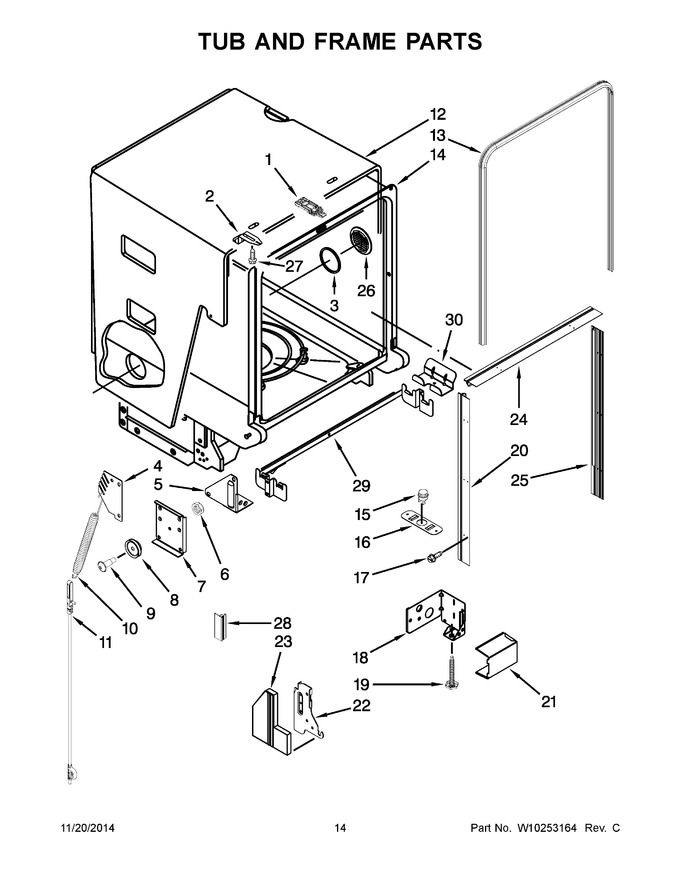 Diagram for MDBH980AWS0