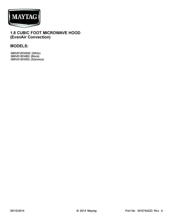 Diagram for MMV6180WW2