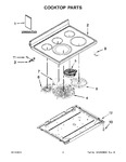 Diagram for 02 - Cooktop Parts