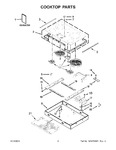 Diagram for 02 - Cooktop Parts