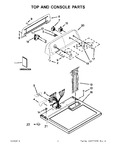 Diagram for 02 - Top And Console Parts