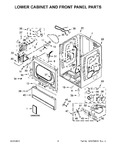 Diagram for 03 - Lower Cabinet And Front Panel Parts