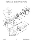 Diagram for 10 - Motor And Ice Container Parts
