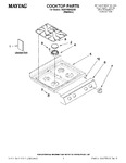 Diagram for 01 - Cooktop Parts