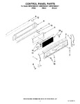 Diagram for 02 - Control Panel Parts